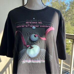 Never Worn Beck & Cage The Elephant The Night Running Tour Graphic Tee
